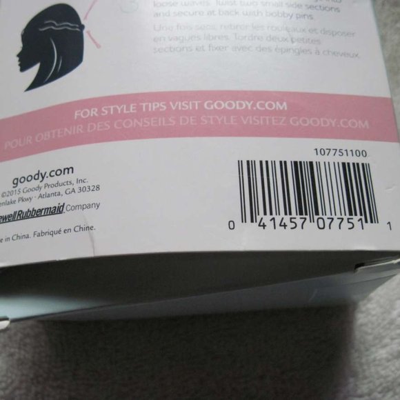 Goody Simple Styles Beach Wave Kit 6 Hook Loop Rollers Versi Comb 10 Bobby Pins - Picture 11 of 12